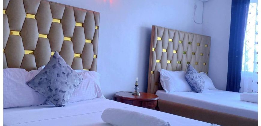 Nyali, Mombasa, 2 bedroom one ensuite Sea view fully furnished apartment in Nyali, Mombasa, 3 minutes walk to the beach,
